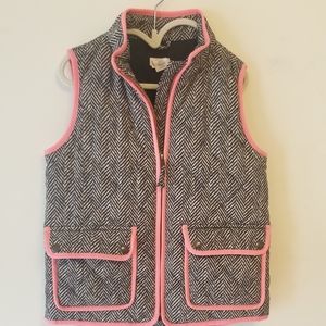Crewcuts by J crew. Size 8 Girl Quilted Zippe Vest